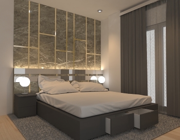 ผลงานแกลเลอรี่ 3D-คอนโด-4